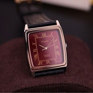 Vtg 1980s Orient Chandor I 985419-40 Men’s Watch
[Roman Dial] Tungsten Carbide